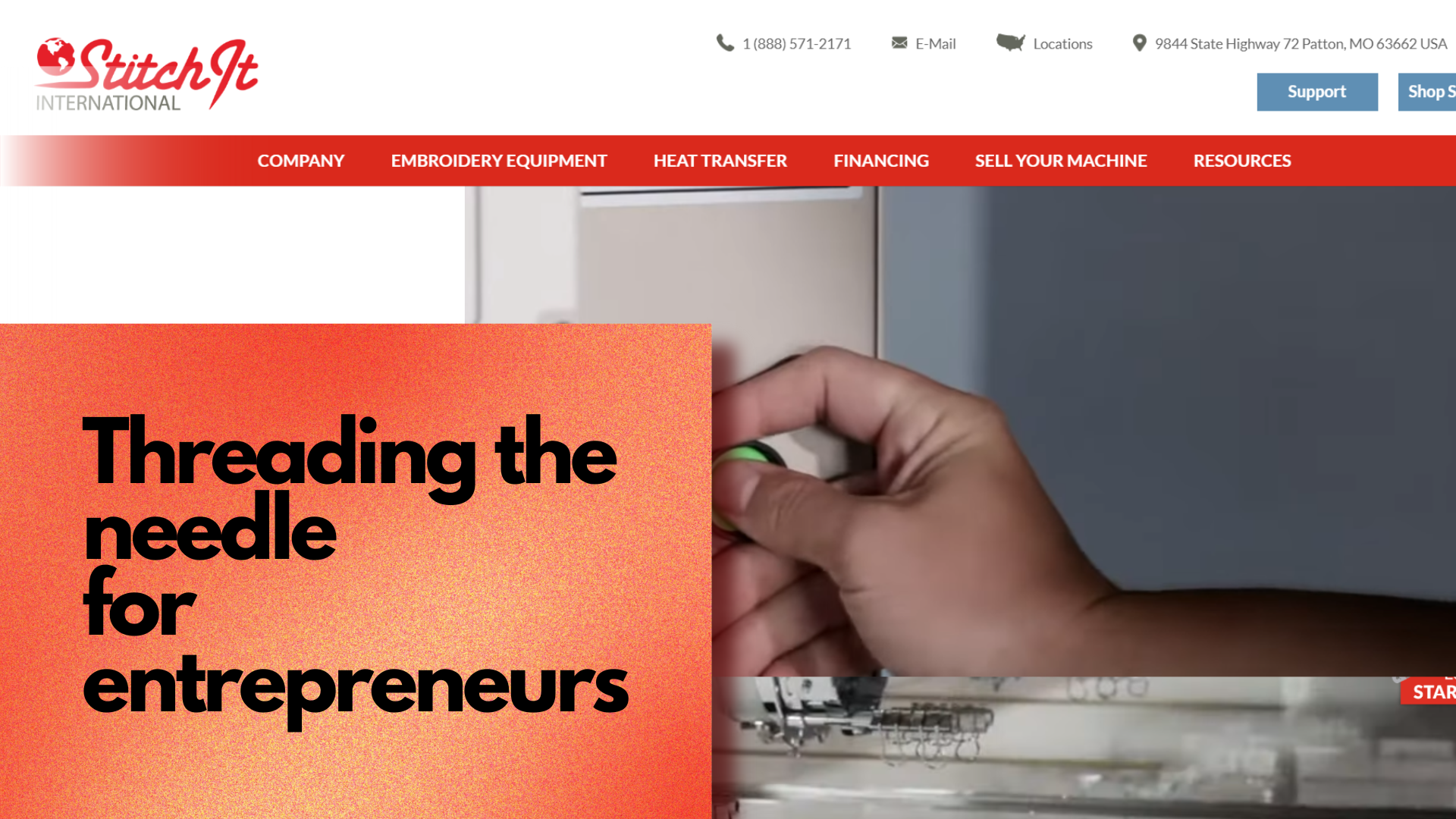 Threading the needle for entrepreneurs